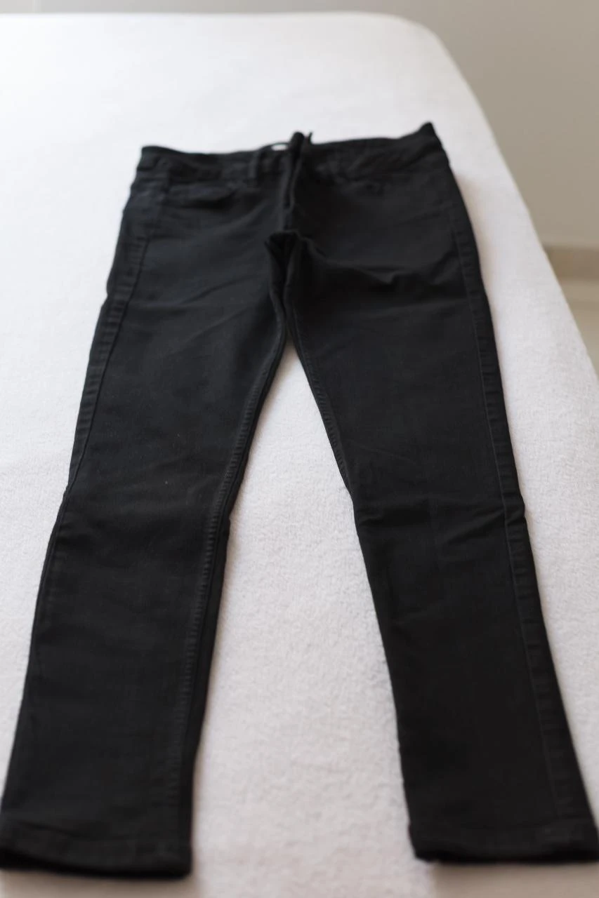 Slim broek standaard damesmaat - Zwart - Maat 38 - Zeer goede staat – photo 7